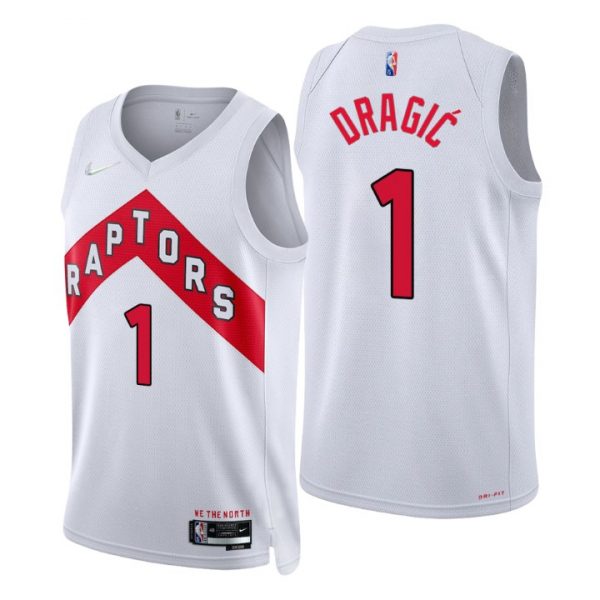 Personalized Men’s Goran Dragic Toronto Raptors 75th Anniversary Diamond Jersey White Association