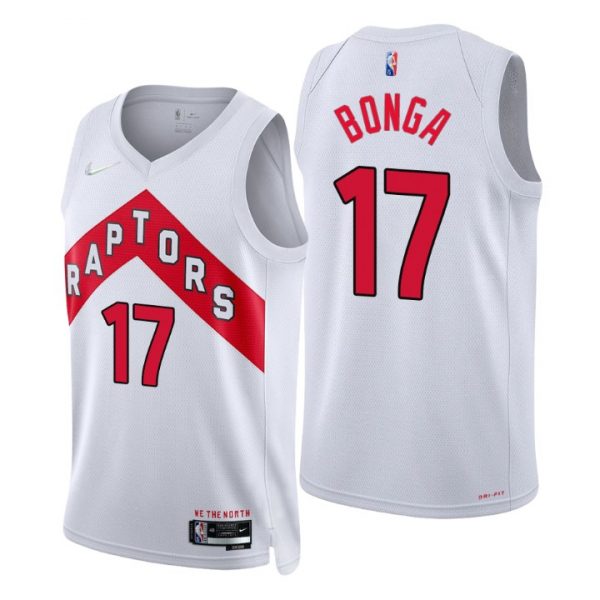 Personalized Men’s Isaac Bonga Toronto Raptors 75th Anniversary Diamond Jersey White Association