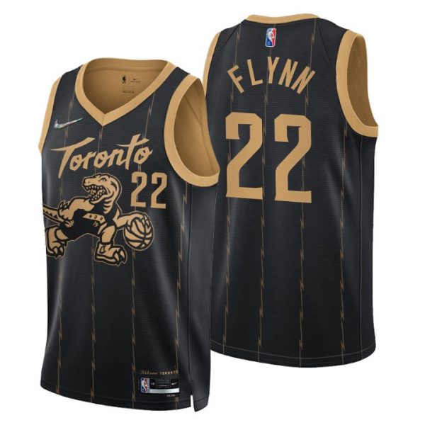 Personalized Men’s Malachi Flynn Toronto Raptors 75th Anniversary Diamond Jersey