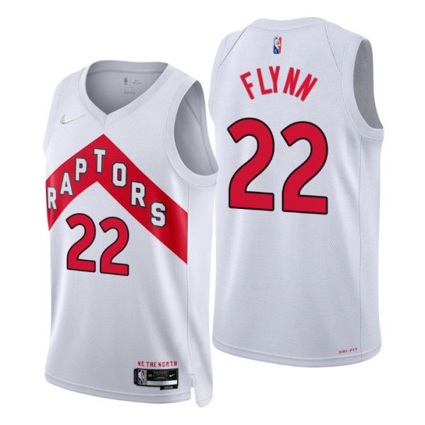 Personalized Men’s Malachi Flynn Toronto Raptors 75th Anniversary Diamond Jersey White Association