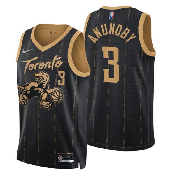 Personalized Men’s OG Anunoby Toronto Raptors 75th Anniversary Diamond Jersey