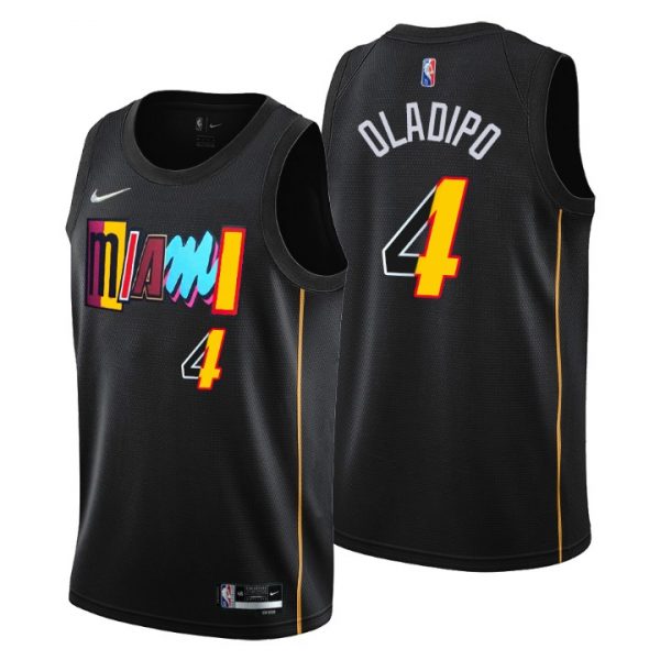 Personalized Men’s Victor Oladipo Miami Heat 75th Anniversary Diamond Jersey