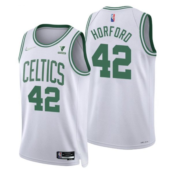 Personalized Men’s Al Horford Boston Celtics 75th Anniversary Diamond Jersey White Association