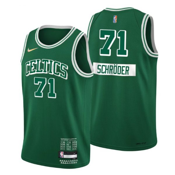 Personalized Men’s Dennis Schroder Boston Celtics 75th Anniversary Diamond Jersey