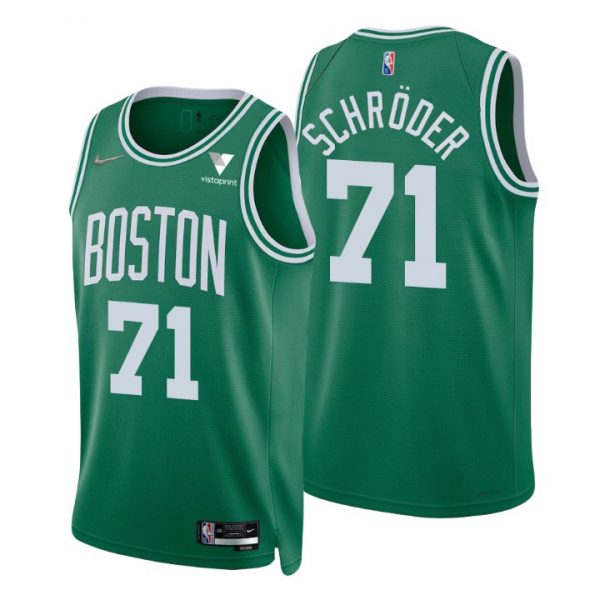 Personalized Men’s Dennis Schroder Boston Celtics 75th Anniversary Diamond Jersey