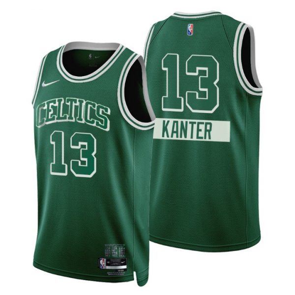Personalized Men’s Enes Kanter Boston Celtics 75th Anniversary Diamond Jersey