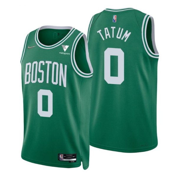 Personalized Men’s Jayson Tatum Boston Celtics 75th Anniversary Diamond Jersey
