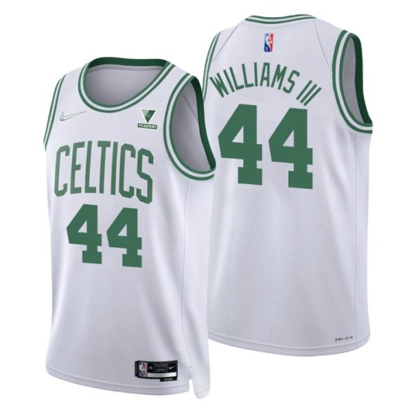 Personalized Men’s Robert Williams III Boston Celtics 75th Anniversary Diamond Jersey White Association