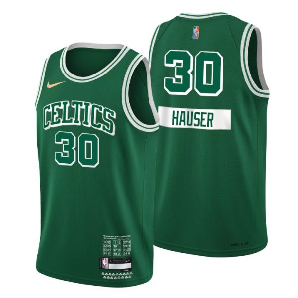Personalized Men’s Sam Hauser Boston Celtics 75th Anniversary Diamond Jersey