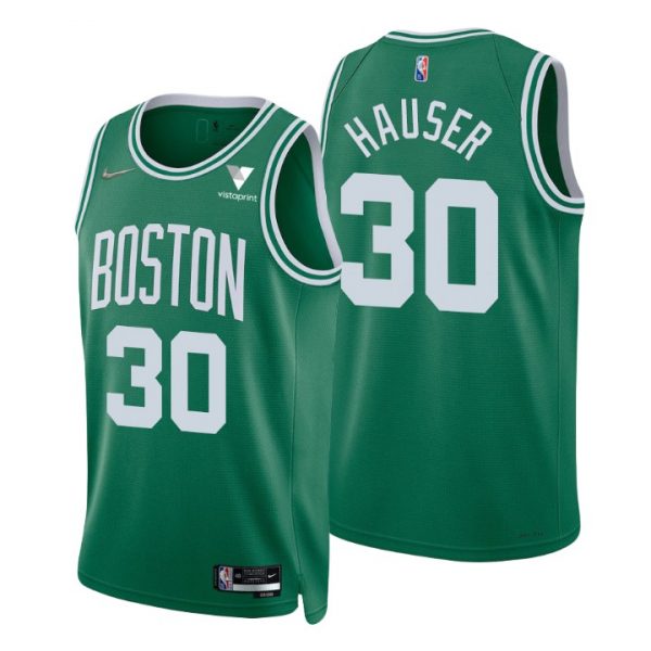 Personalized Men’s Sam Hauser Boston Celtics 75th Anniversary Diamond Jersey
