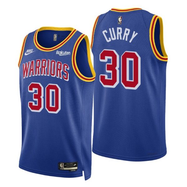 Personalized Men’s Stephen Curry Golden State Warriors Royal Classic Jersey Year 0 Origins