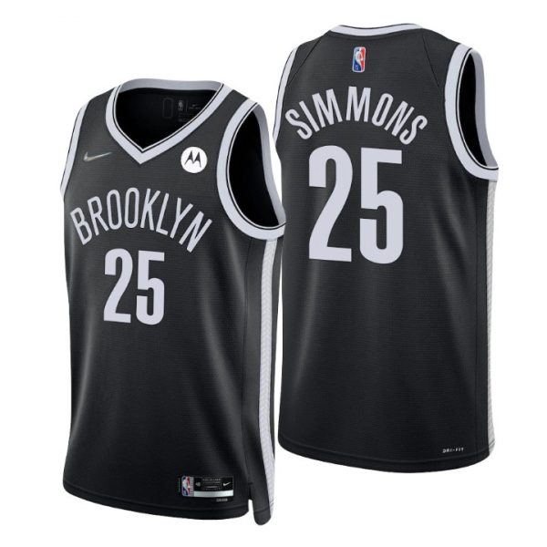 Personalized Men’s Brooklyn Nets Ben Simmons 2022 Diamond Jersey 75th Anniversary –