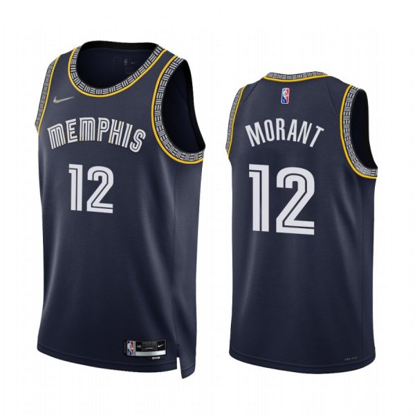 Personalized Men’s Memphis Grizzlies Ja Morant 75th Anniversary Diamond Jersey