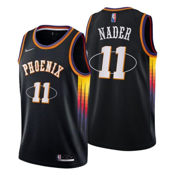Personalized Men’s Abdel Nader Phoenix Suns 75th Anniversary Diamond Jersey Black