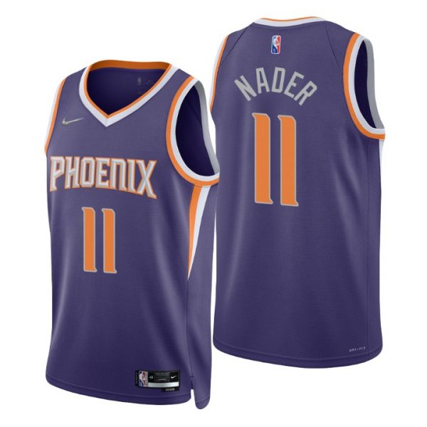 Personalized Men’s Abdel Nader Phoenix Suns 75th Anniversary Diamond Jersey Purple Icon Editon