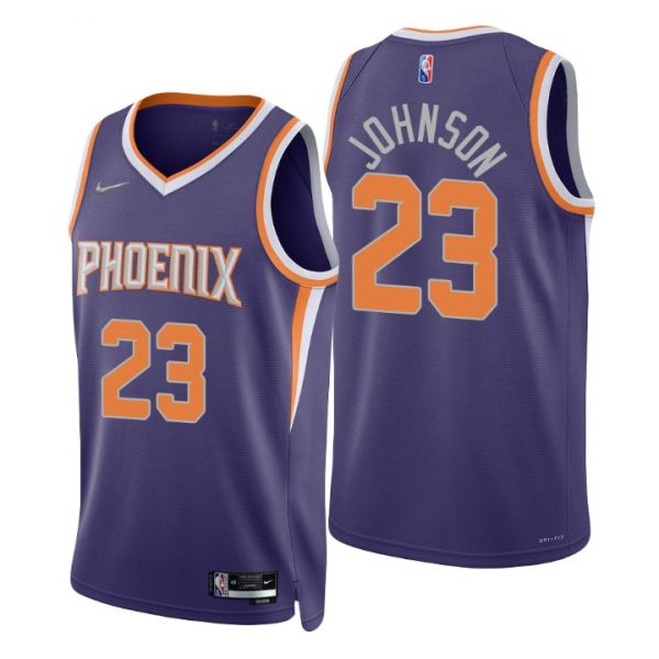 Personalized Men’s Cameron Johnson Phoenix Suns 75th Anniversary Diamond Jersey Purple Icon Editon