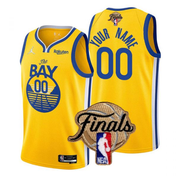 Personalized Men’s Golden State Warriors 2022 NBA Finals Stitched Jersey –