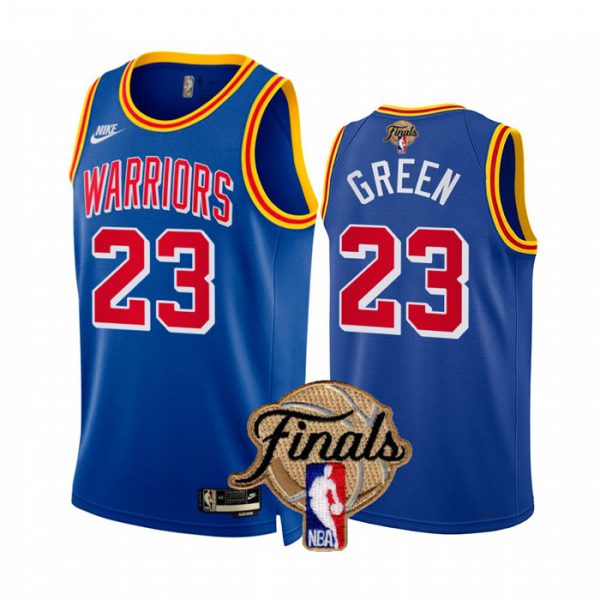 Personalized Men’s Golden State Warriors Draymond Green 2022 NBA Finals Stitched Jersey –