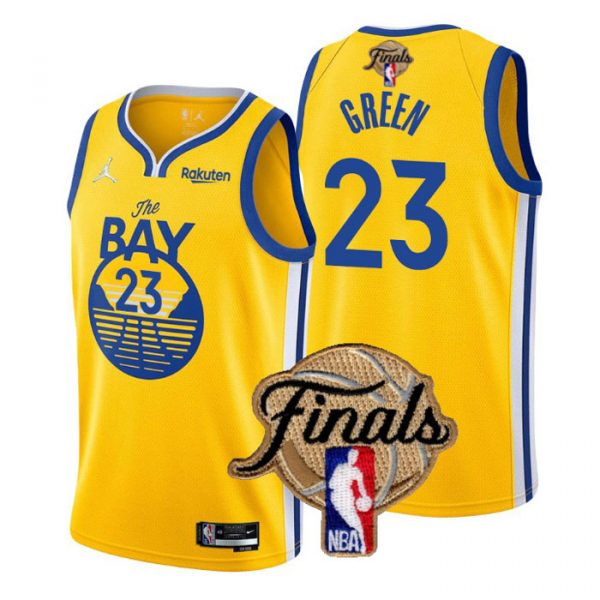 Personalized Men’s Golden State Warriors Draymond Green 2022 NBA Finals Stitched Jersey –