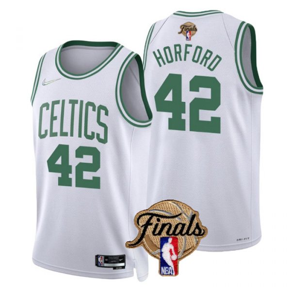 Personalized Men’s Boston Celtics Al Horford 2022 NBA Finals Stitched Jersey – White Association