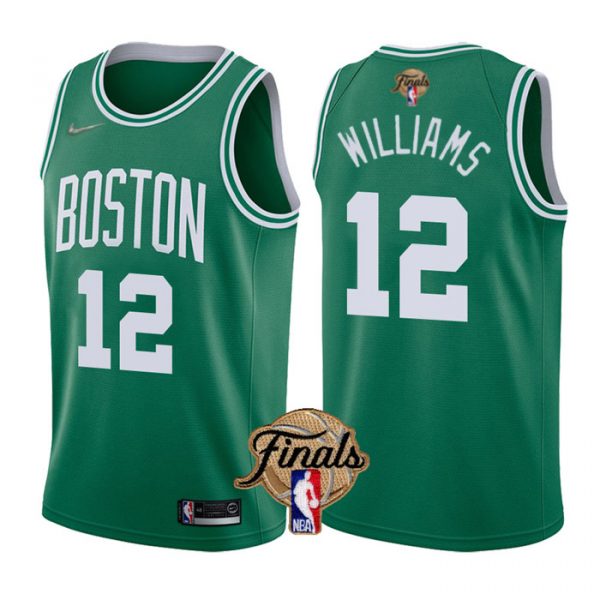 Personalized Men’s Boston Celtics Grant Williams 2022 NBA Finals Stitched Jersey –