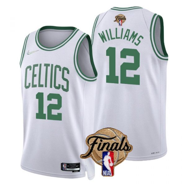 Personalized Men’s Boston Celtics Grant Williams 2022 NBA Finals Stitched Jersey – White Association