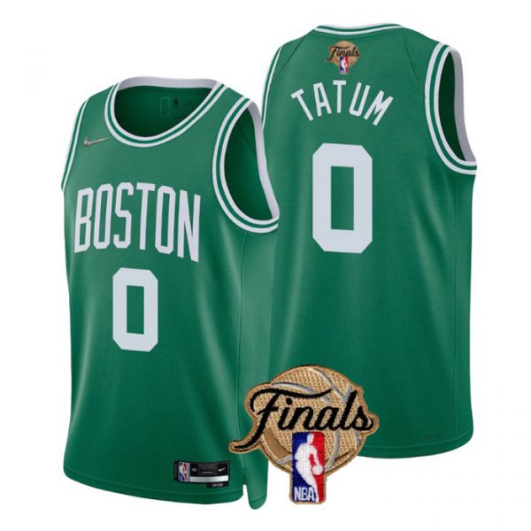 Personalized Men’s Boston Celtics Jayson Tatum 2022 NBA Finals Stitched Jersey –
