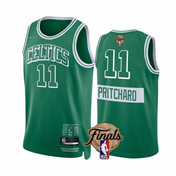 Personalized Men’s Boston Celtics Payton Pritchard 2022 NBA Finals Stitched Jersey –