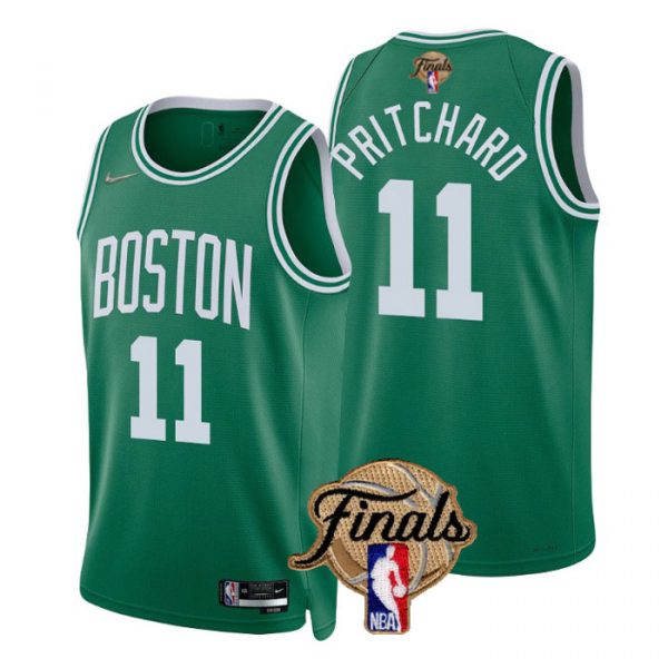 Personalized Men’s Boston Celtics Payton Pritchard 2022 NBA Finals Stitched Jersey –