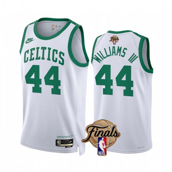 Personalized Men’s Boston Celtics Robert Williams III 2022 NBA Finals Stitched Jersey – White Classic