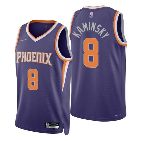 Personalized Men’s Frank Kaminsky Phoenix Suns 75th Anniversary Diamond Jersey Purple Icon Editon