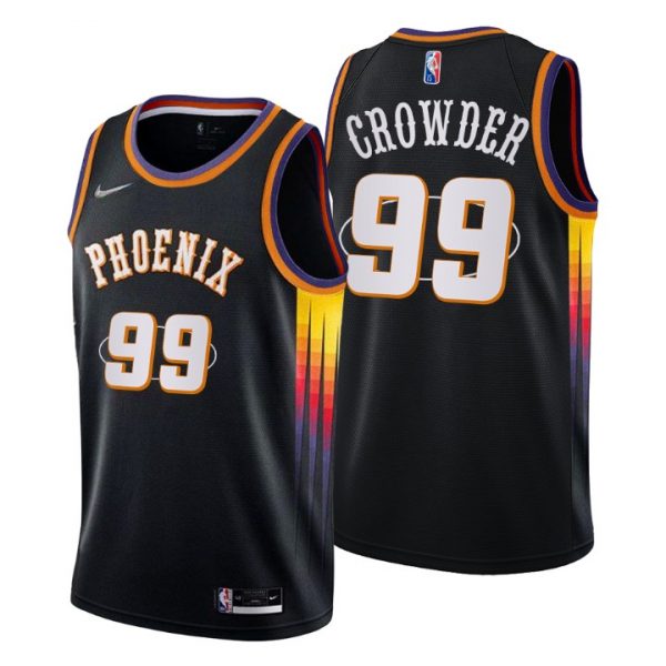 Personalized Men’s Jae Crowder Phoenix Suns 75th Anniversary Diamond Jersey Black