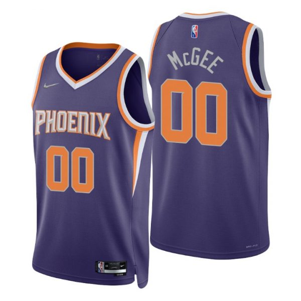 Personalized Men’s Javale Mcgee Phoenix Suns 75th Anniversary Diamond Jersey Purple Icon Editon