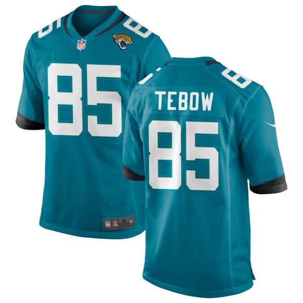 Personalized Men’s #85 Tim Tebow Jacksonville Jaguars Game Jersey Jersey Stitched Teal