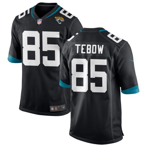 Personalized Men’s #85 Tim Tebow Jacksonville Jaguars Game Jersey Jersey Stitched Black
