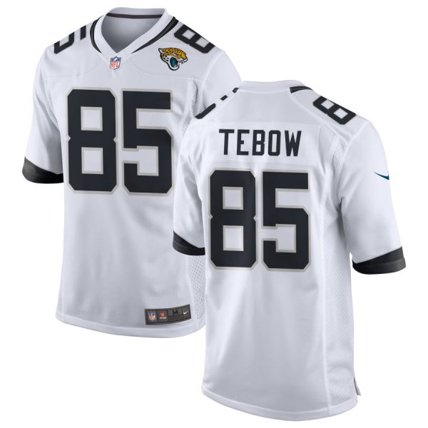 Personalized Men’s #85 Tim Tebow Jacksonville Jaguars Game Jersey Jersey Stitched White