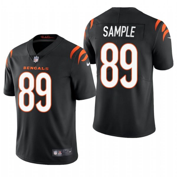 Personalized Men’s #89 Drew Sample Cincinnati Bengals Limited Jersey Stitched 2021 Black
