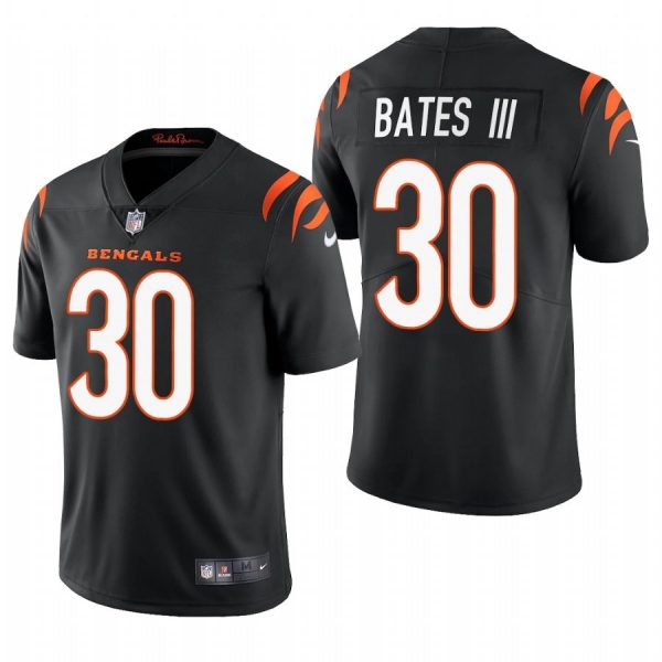 Personalized Men’s #30 Jessie Bates III Cincinnati Bengals Limited Jersey Stitched 2021 Black