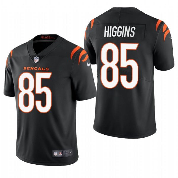 Personalized Men’s #85 Tee Higgins Cincinnati Bengals Limited Jersey Stitched 2021 Black