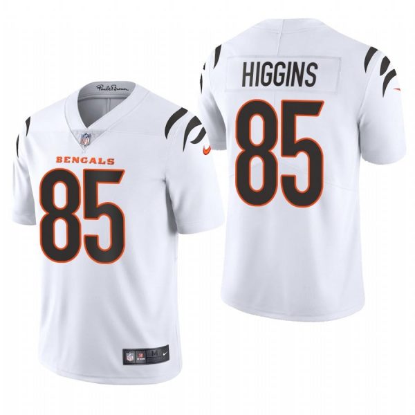 Personalized Men’s #85 Tee Higgins Cincinnati Bengals Limited Jersey Stitched 2021 White