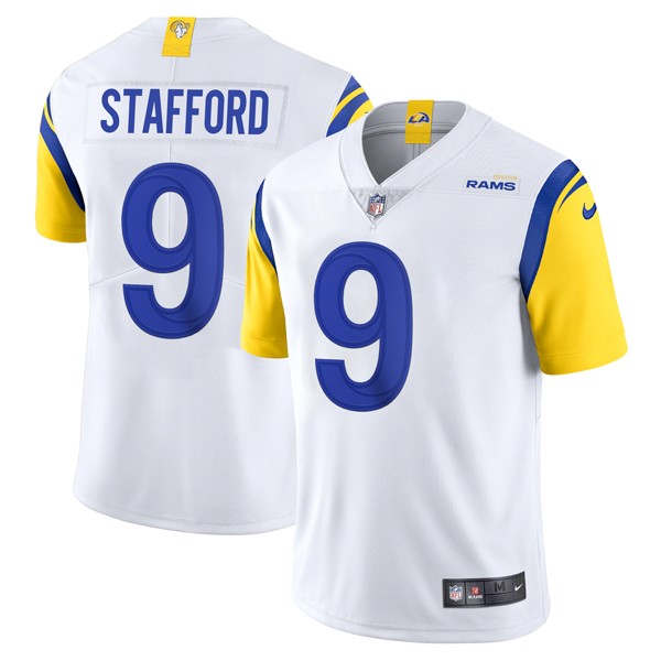 Personalized Men’s Matthew Stafford Los Angeles Rams Limited White Jersey Stitched White