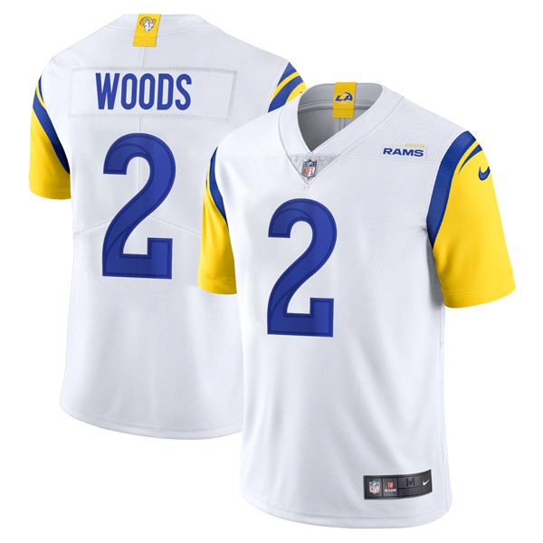 Personalized Men’s Robert Woods Los Angeles Rams Limited White Jersey Stitched White