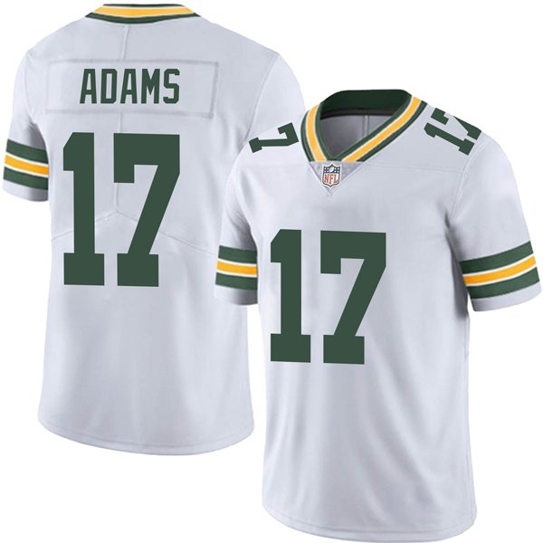 Personalized Men’s #17 Davante Adams Green Bay Packers Limited Jersey Stitched White