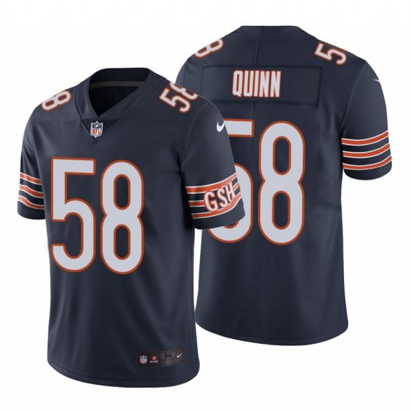 Personalized Men’s #58 Robert Quinn Chicago Bears Limited Jersey Stitched Navy