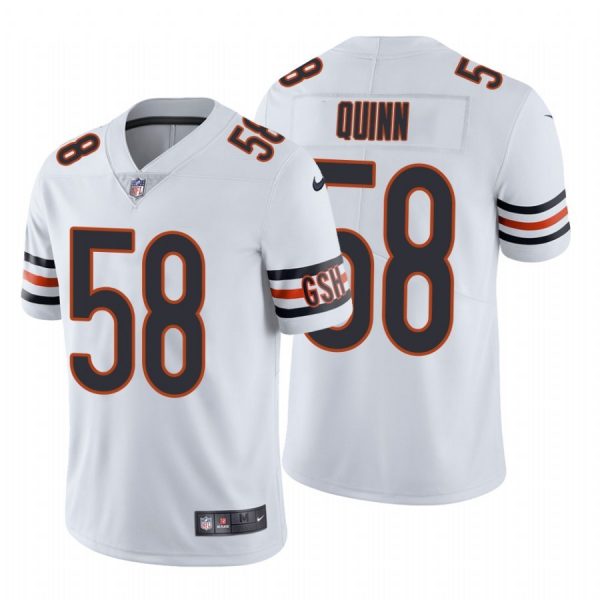 Personalized Men’s #58 Robert Quinn Chicago Bears Limited Jersey Stitched White