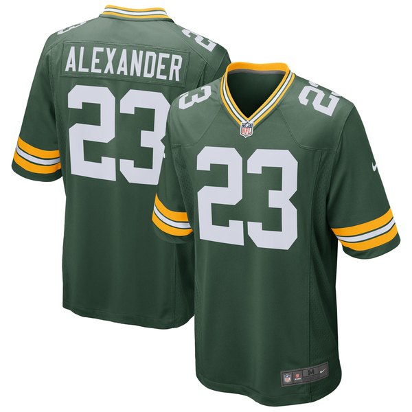 Personalized Men’s #23 Jaire Alexander Green Bay Packers Game Jersey Stitched Green