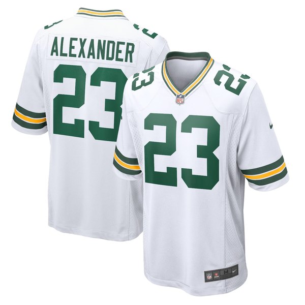 Personalized Men’s #23 Jaire Alexander Green Bay Packers Game Jersey Stitched White