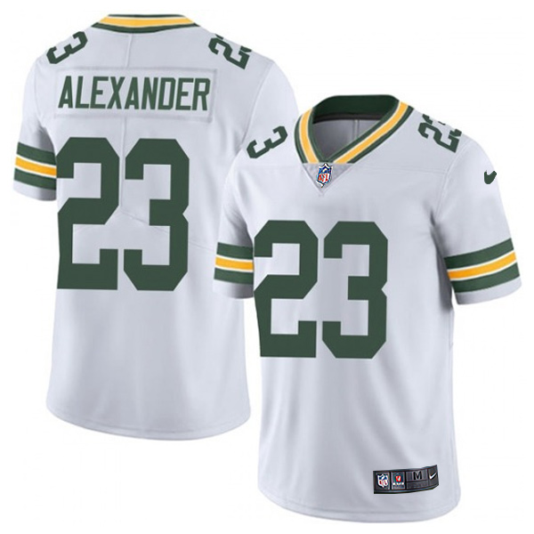 Personalized Men’s #23 Jaire Alexander Green Bay Packers Limited Jersey Stitched White