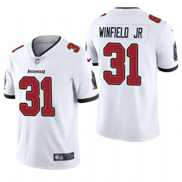 Personalized Men’s Antoine Winfield Jr. Tampa Bay Buccaneers Limited Jersey Stitched White