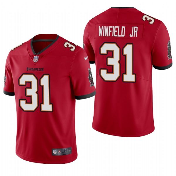 Personalized Men’s Antoine Winfield Jr. Tampa Bay Buccaneers Limited Jersey Stitched Red